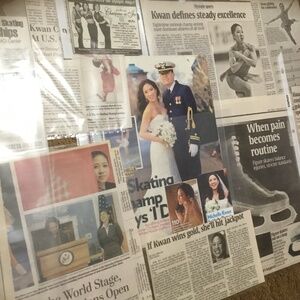 Ice Skating Olympian Michelle Kwan 14 Articles/ Ads (Various)